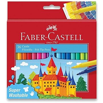 

FABER-CASTELL Castle kulaté, 36 barev