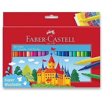 

FABER-CASTELL Castle kulaté, 50 barev