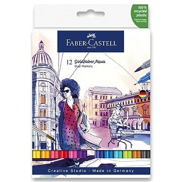 

FABER-CASTELL Goldfaber Aqua, 12 barev