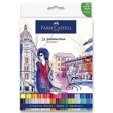 

FABER-CASTELL Goldfaber Aqua, 24 barev