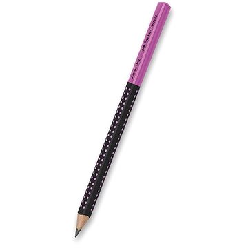 FABER-CASTELL Grip Jumbo TwoTone HB trojhranná, růžová