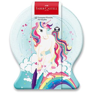 

FABER-CASTELL Connector Unicorn v plechu, 33 barev