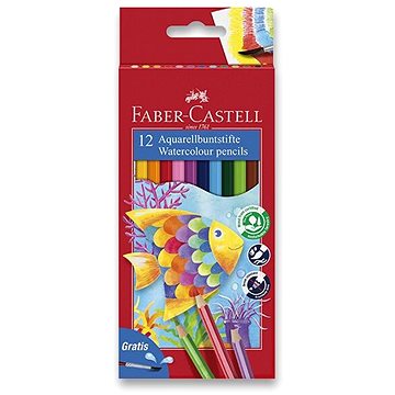 

FABER-CASTELL akvarelové, 12 barev