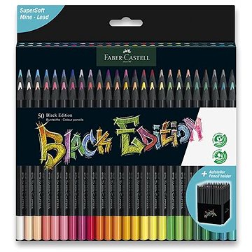 FABER-CASTELL Black Edition, 50 barev