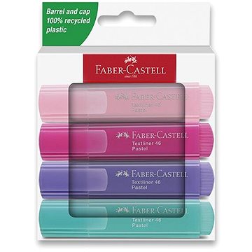 

FABER-CASTELL Textliner 46 Pastel, 4 barvy