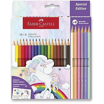 FABER-CASTELL Unicorn, 24 barev