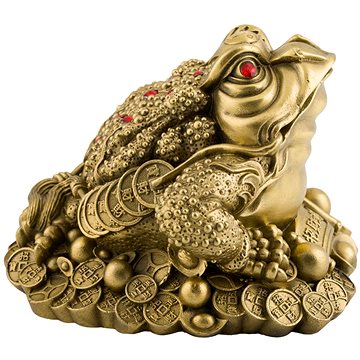 

Feng Shui Harmony Žába štěstěny na mincích