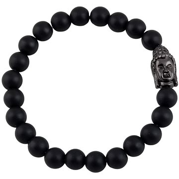 

Feng Shui Harmony Meditační náramek z černého kamene Buddha