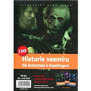 

Historie vesmíru: Od Aristotela k Hawkingovi /papírové pošetky/ (3DVD) - DVD