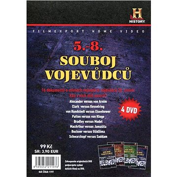 

Souboj vojevůdců 5-8 /papírové pošetky/ (4DVD) - DVD