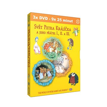 

Svět Petra Králíčka a jeho přátel I.-III. (3DVD) - DVD