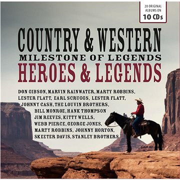 

Various: Country & Western - Heroes & Legends (10x CD) - CD