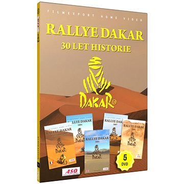 

Rallye Dakar 30 let historie /papírové pošetky/ (5DVD) - DVD