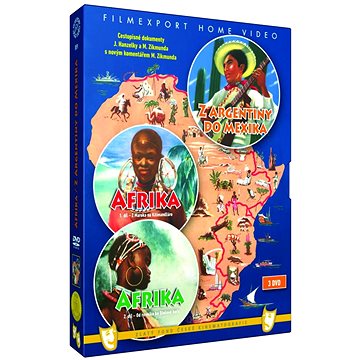 

Afrika 1. + 2. díl + Z Argentiny do Mexika - (3 DVD) - DVD