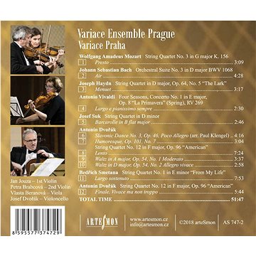 

Various: Variace Ensemble Prague : Variace Praha CD