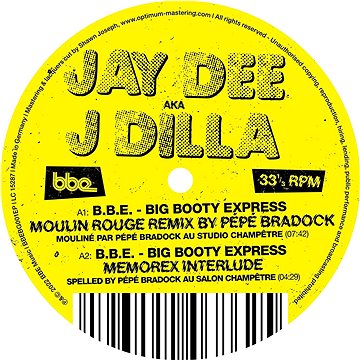 

J Dilla: J Dilla - B.B.E. - Big Booty Express - LP