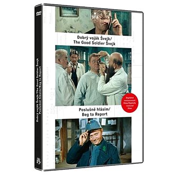 

Dobrý voják Švejk + Poslušně hlásím (DIGITÁLNĚ RESTAUROVANÝ FILM) - DVD