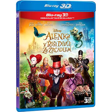 

Alenka v říši divů: Za zrcadlem 3D+2D (2 disky) - Blu-ray