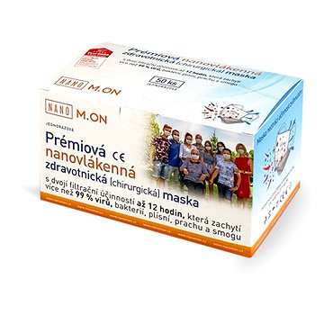 

NANO M.ON Nanovlákenná zdravotnická maska (50 ks)
