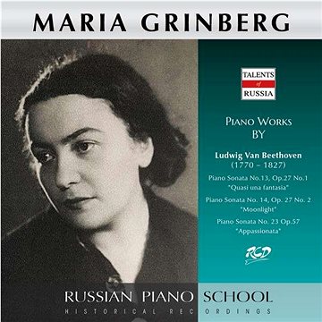 

Grinberg Maria: M. Grinberg - Beethoven: „Quasi una fantasia” / „Moonlight” / „Appassionata” - CD