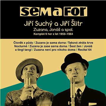 Semafor, Suchý Jiří, Šlitr Jiř: Komplet 9 her z let 1959-1964 (15x CD) - CD - Hudební CD