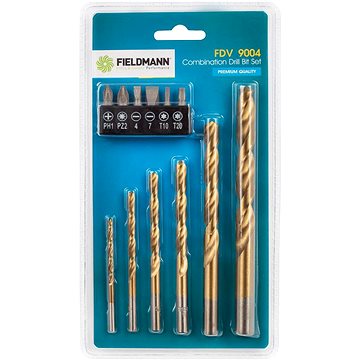 

FIELDMANN Sada vrtáků do železa s bity 12 ks FDV 9004