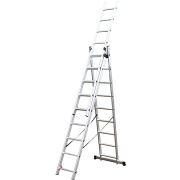 

FIELDMANN Žebřík 3dílný, 3 × 9 příček FZZ 4309