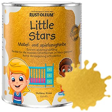 

Rust-Oleum Certifikovaná barva na dětský nábytek a hračky, zlatá, RO.20120.DE.0.25