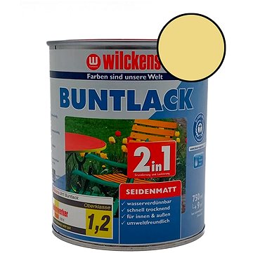 

Wilckens Vodouředitelná univerzální akrylátová matná barva 2 v 1 žlutá, WI.12411500050