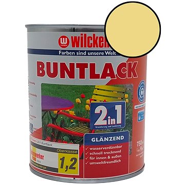 

Wilckens Vodouředitelná univerzální akrylátová lesklá barva 2 v 1 žlutá, WI.10411500050