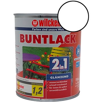 

Wilckens Vodouředitelná univerzální akrylátová lesklá barva 2 v 1 bílá, WI.10491000050