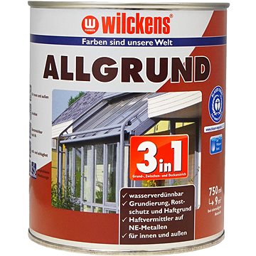 

Wilckens Univerzální vodouředitelná barva 3v1 šedá Allgrund 750 ml, WI.11372000050