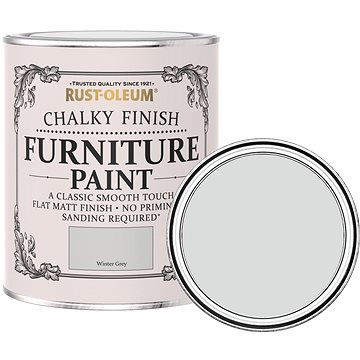 

Rust-Oleum Křídová matná barva na nábytek Chalky Finish Furniture Paint, šedá, RO.14013.HU.0.75