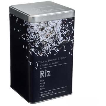 

5Five Kovová dóza na rýži 1250 ml Black Edition