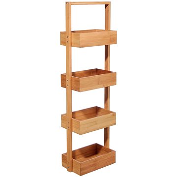 

5FIVE 4úrovňová police do koupelny, 88 cm, bamboo