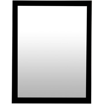 

5five Simply Smart Obdélníkové koupelnové zrcadlo Basic, 34 × 44 cm, černý rám