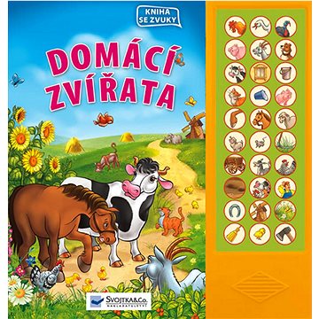 

Domácí zvířata – kniha se zvuky