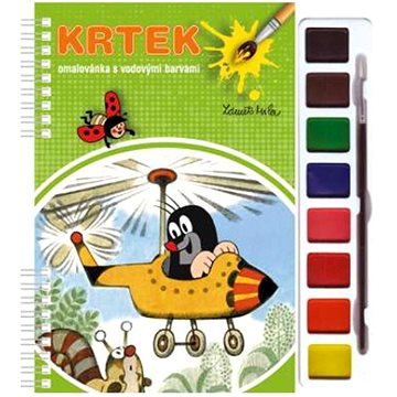 

Krtek omalovánka s vodovými barvami