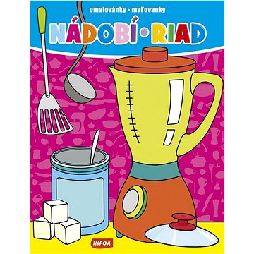 

Nádobí/Riad omalovánka