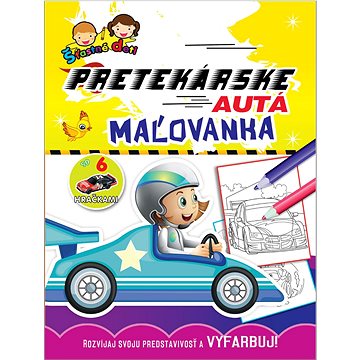 

Pretekárske autá Maľovanka: Rozvíjaj svoju predstavivosť a vyfarbuj!