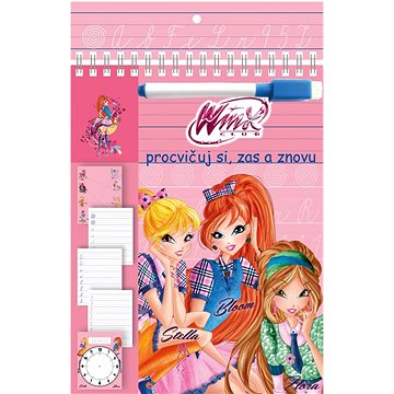 

Stíratelné listy Procvičuj si zas a znovu Winx Club fashion