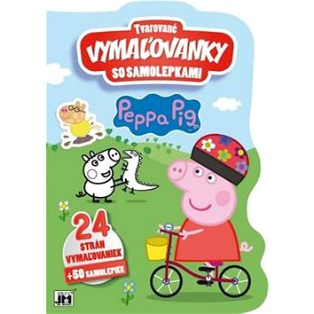 

Tvarované omalovánky se samolepkami Prase Peppa