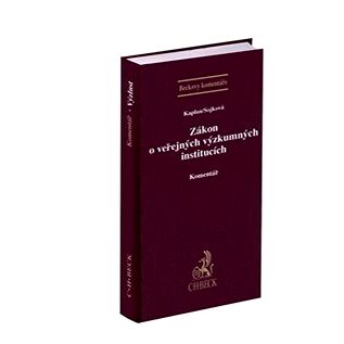 

Zákon o veřejných výzkumných institucích Komentář
