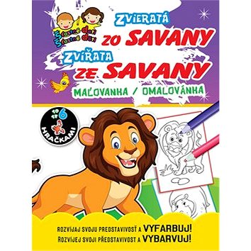 

Zvieratá zo Savany Zvířata ze Savany: maľovanka / omalovánka