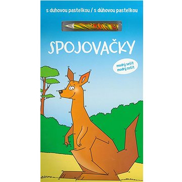 

Spojovačky s duhovou pastelkou/s dúhovou pastelkou: modrý sešit/modrý zošit
