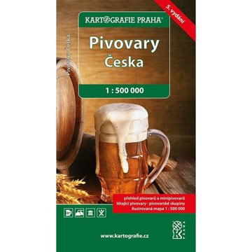 

Pivovary Česka: 1 : 500 000