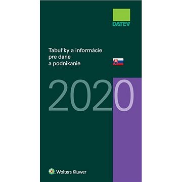 

Tabuľky a informácie pre dane a podnikanie 2020