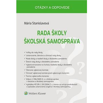 

Rada školy Školská samospráva: Otázky a odpovede