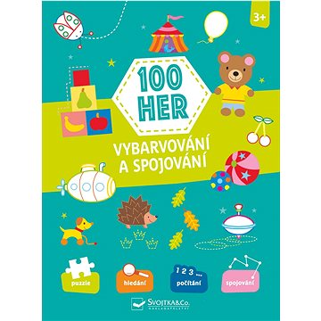 

100 her Vybarvování a spojování