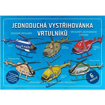 

Jednoduchá vystřihovánka vrtulníků: Stavebnice papírového modelu